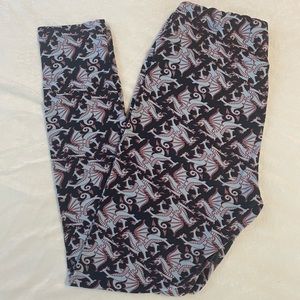 LuLaRoe OS Dragon Leggings